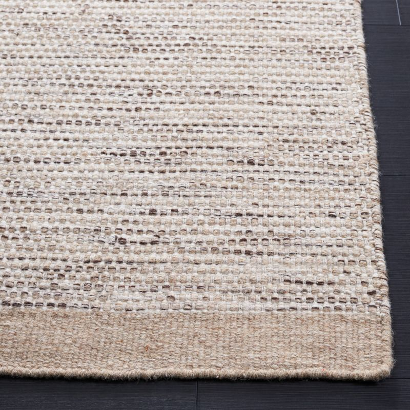 Vermont VRM807 Hand Woven Indoor Area Rug - Beige/Ivory - 4'x6' - Safavieh