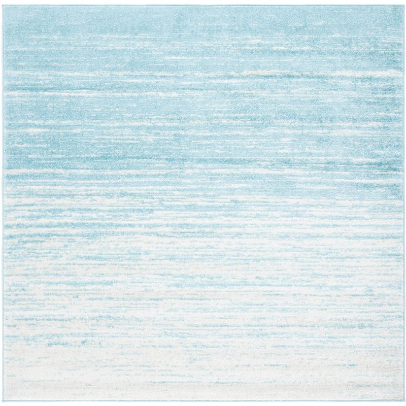 Adirondack ADR113 Machine Made Indoor Area Rug - Aqua/Ivory - 6'x9' - Safavieh