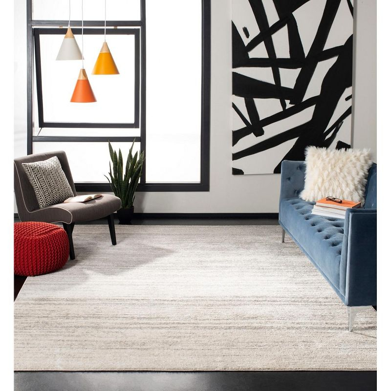 Adirondack ADR113 Machine Made Indoor Area Rug - Ivory/Silver - 11'x15' - Safavieh