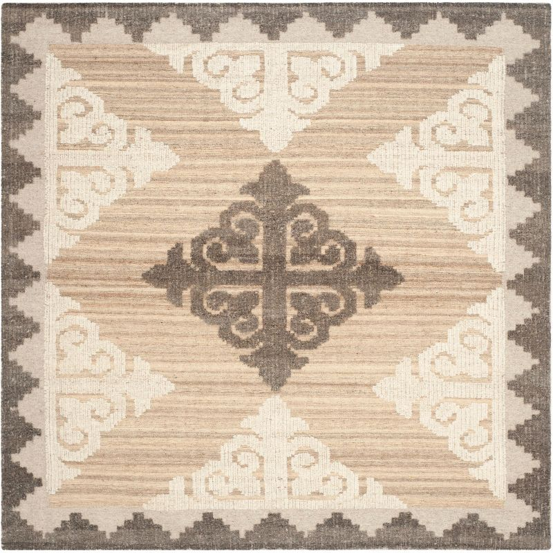 Union Rustic Alimatou Hand Knotted 80% Wool, 20% Cotton Southwestern Rug