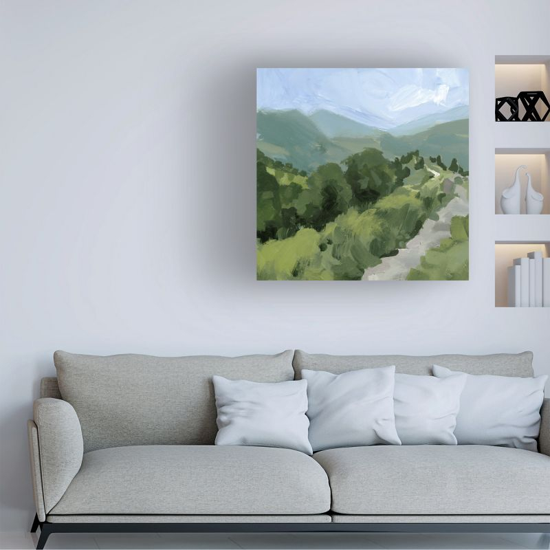 Victoria Barnes  Tree-lined Path I Canvas Art