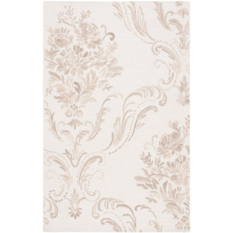Jardin JAR732 Hand Tufted Area Rug - Ivory/Beige - 5'x8' - Safavieh