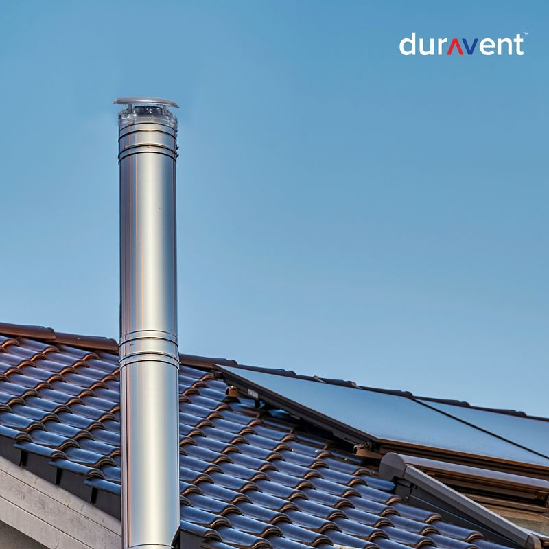 DuraVent DuraPlus 6DP-VC 6-Inch Stainless Steel Round Chimney Cap with Removable Screws, Resists Corrosion, Boosts Efficiency, Silver