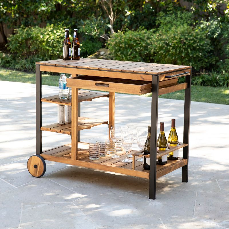 Murcott Outdoor Bar Cart - OD1089040 - Natural - SEI