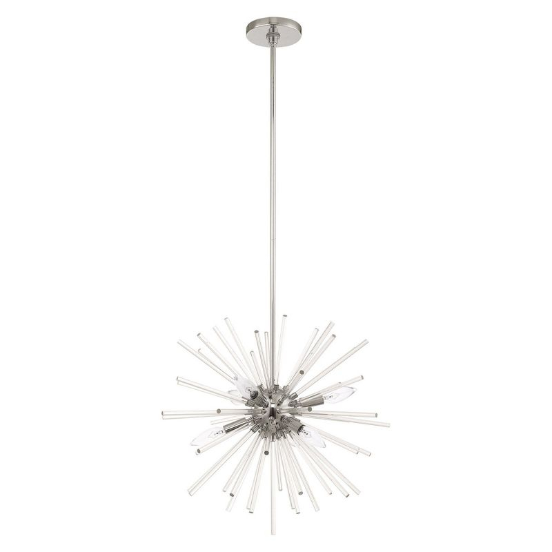 Livex Lighting Utopia 6 - Light Chandelier in  Polished Chrome
