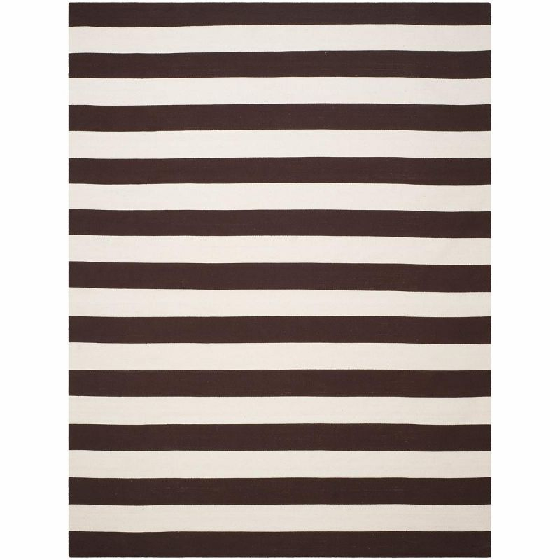 Montauk MTK712 Hand Woven Indoor Area Rug - Black/Ivory - 12'x15' - Safavieh.