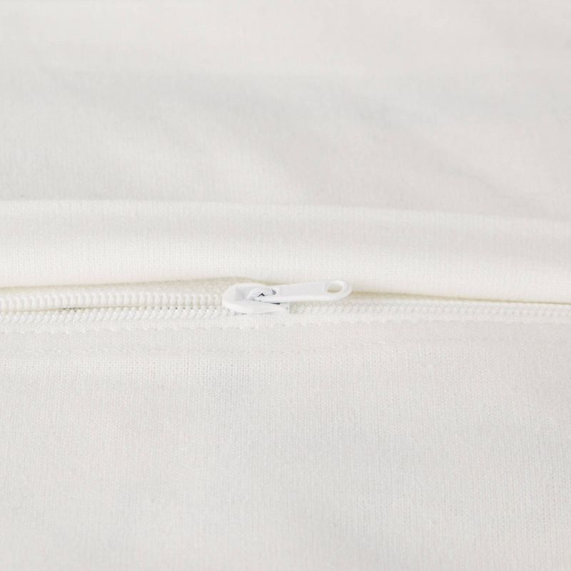 4pk 18"x18" Pig and Flower Market Farmhouse Check and Printed Square Throw Pillow Covers White - Design Imports: Cotton, Hidden Zipper