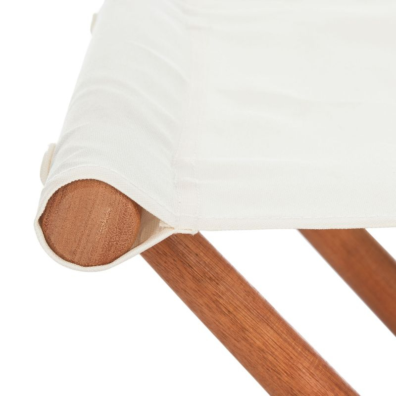 Breanne Patio Folding Stool (Set of 2) - Beige/Natural - Safavieh.
