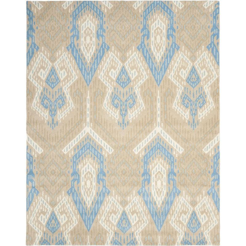 Wyndham WYD373 Hand Tufted Indoor Area Rug - Blue/Ivory - 8'x10' - Safavieh