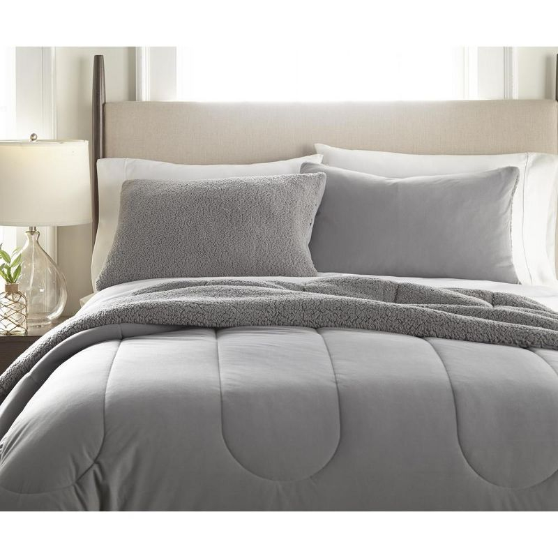 Micro Flannel® Micro Flannel® Reverse to Sherpa Comforter Set