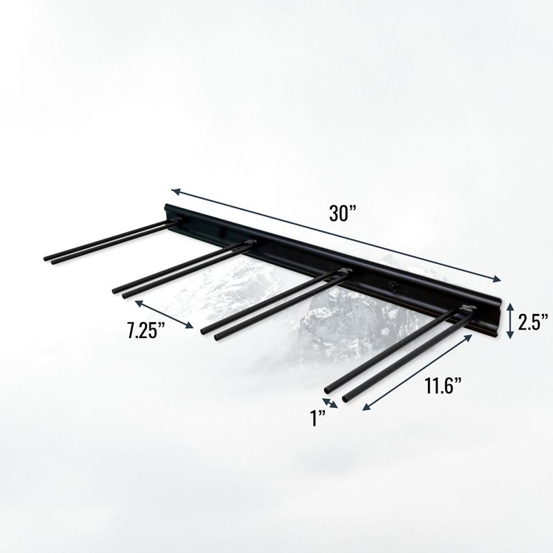 StoreYourBoard Snowbasin Ski Storage Rack | Holds 16 Pairs of Skis