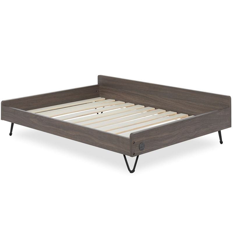 TailZzz Chase Greenguard Gold Certified Pet Bed with Mattress - Large to Extra Large Elevated Wooden Pet Bed with Water-resistant Mattress