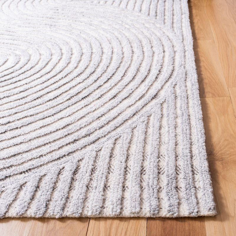Southampton SHA301 Hand Tufted Indoor Area Rug - Grey - 6'x6' - Safavieh