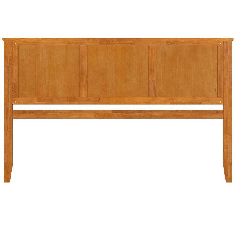 AFI Furnishings Madison King Solid Wood Panel Headboard in Light Toffee