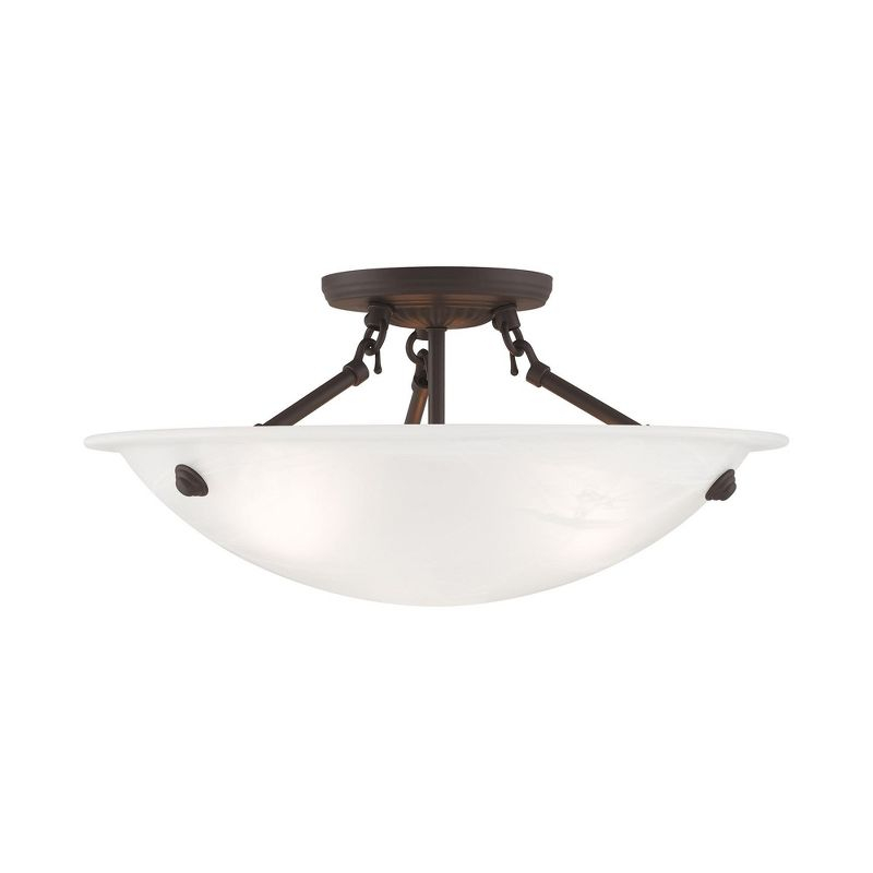 Livex Lighting Oasis 3 - Light Flush Mount in  Bronze