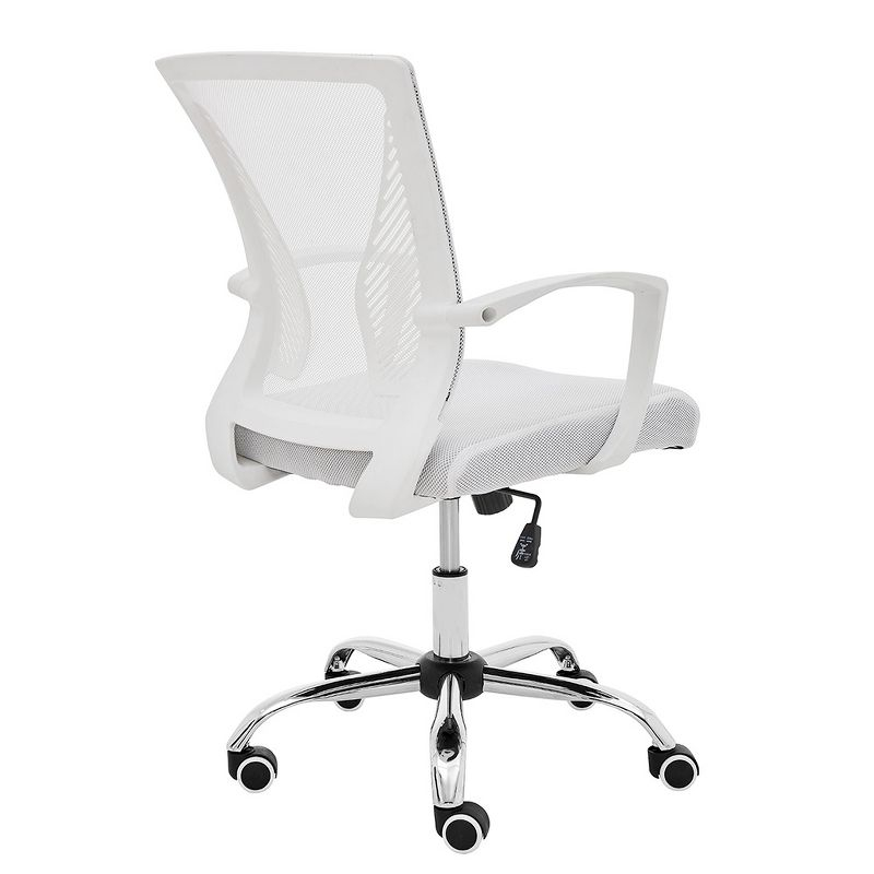 Modern Home Zuna Mid-Back Office Chair - White/White