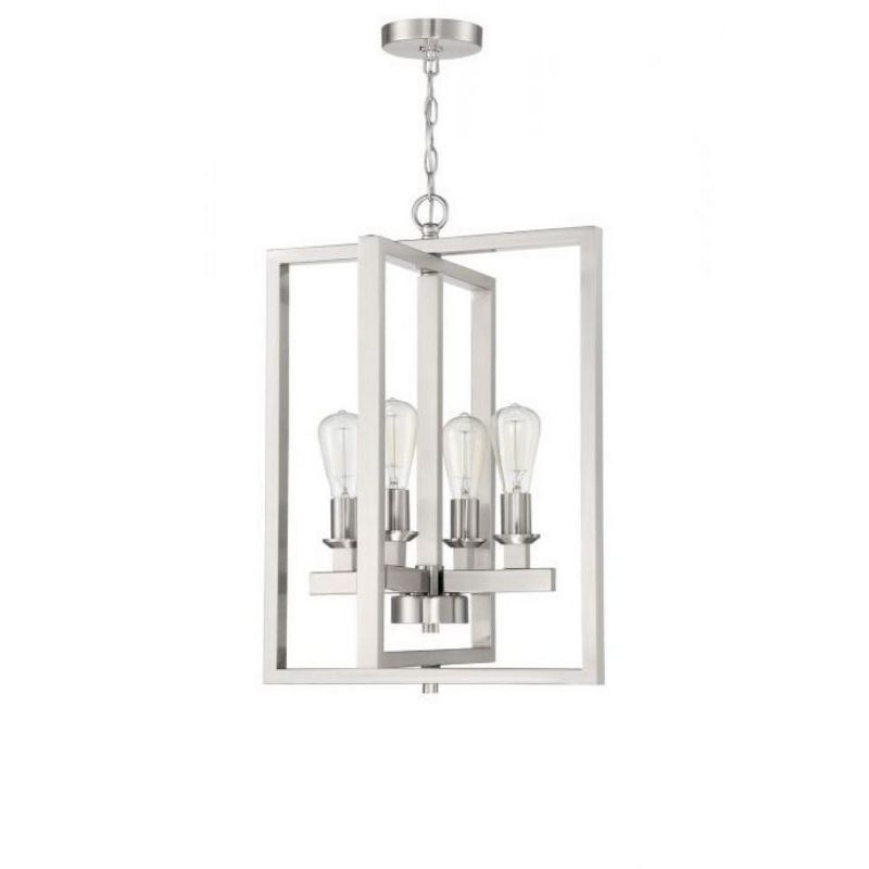 Craftmade Lighting Chicago 4 - Light Chandelier in  Brushed Polished Nickel