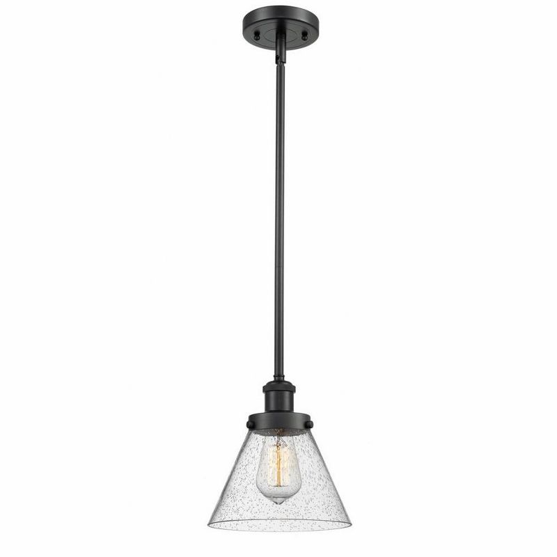 Innovations Lighting Cone 1 - Light Pendant in  Matte Black