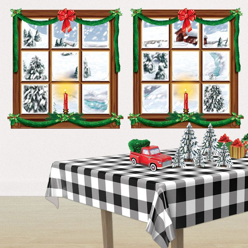 Beistle Indoor Christmas Decor Props, 15"-49", (5/Pkg) Multicolored