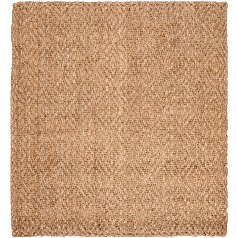 Natural Fiber NF181 Hand Woven Area Rug - Natural/Natural - 5'x5' - Safavieh.