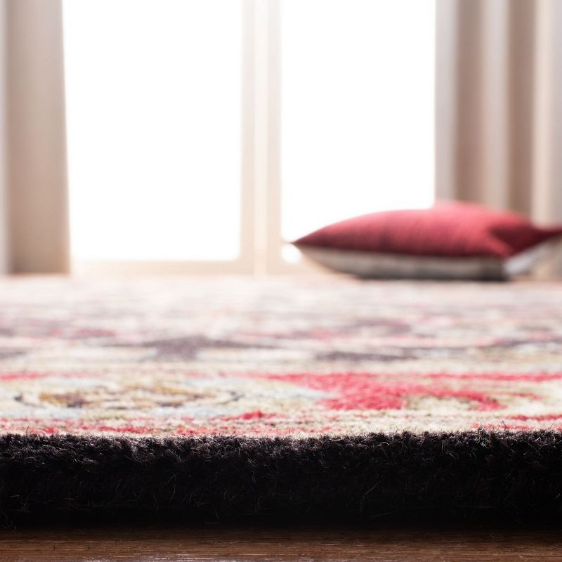 Heritage HG951 Hand Tufted Area Rug - Chocolate/Red - 6'x9' - Safavieh.