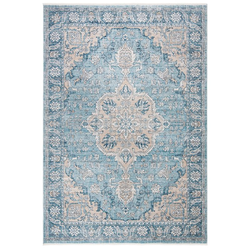 Victoria VIC902 Power Loomed Accent Rug - Blue/Grey - 3'x5' - Safavieh.