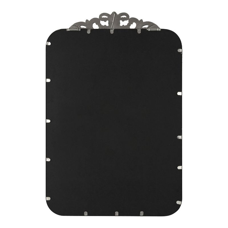 Kate and Laurel Laubry Ornate Framed Wall Mirror, 20x30, Silver