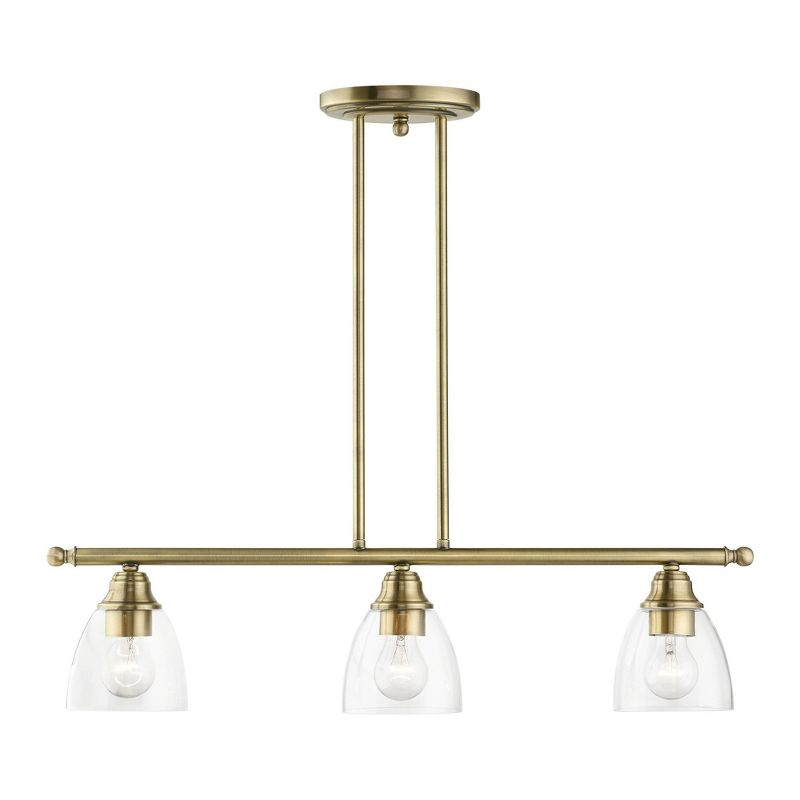 Livex Lighting Montgomery 3 - Light Chandelier in  Antique Brass