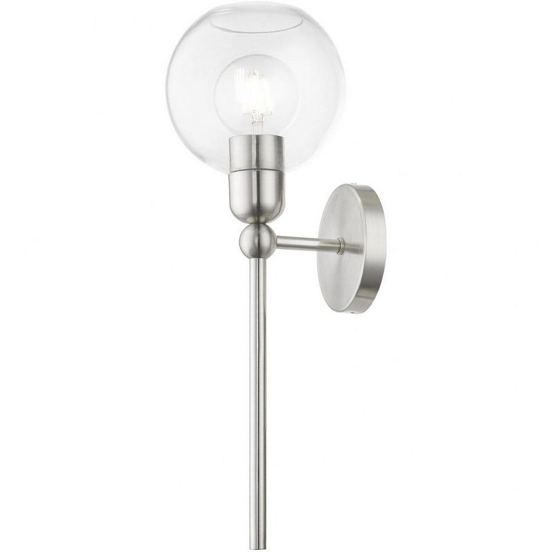 Livex Lighting Downtown 1 - Light Sconce in  Brushed Nickel