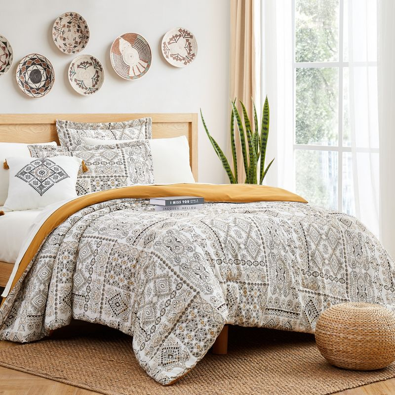 Modern Threads Printed Complete Bed Set Isla, Queen