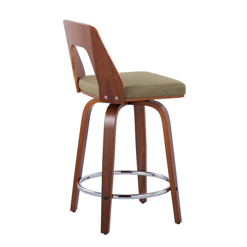 Set of 2 Trilogy Upholstered Counter Height Barstools - Lumisource