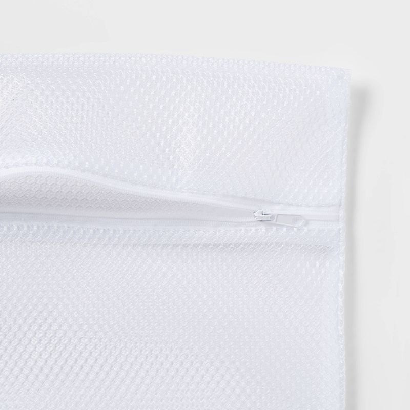 3pk Mesh Wash Bags White - Brightroom™: Lingerie & Garment Bags for Delicates, Polyester Laundry Sorting