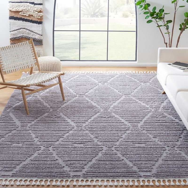 Marrakesh MRK517 Power Loomed Indoor Area Rug - Grey - 8'x10' - Safavieh