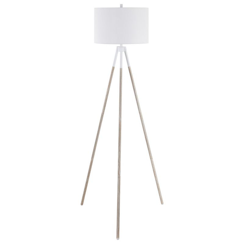 Idalia 61" Floor Lamp - Walnut - Safavieh