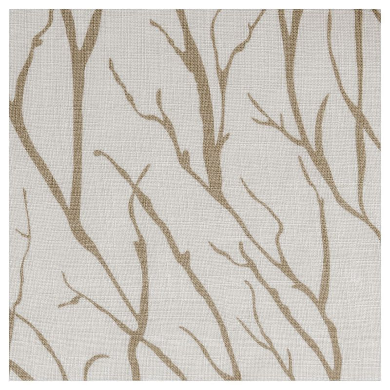 Set of 2 96"x54" Oakdale Textured Linen Motif Grommet Top Sheer Window Curtain Panel Taupe - Exclusive Home: Sheer Drapes, Botanical Pattern