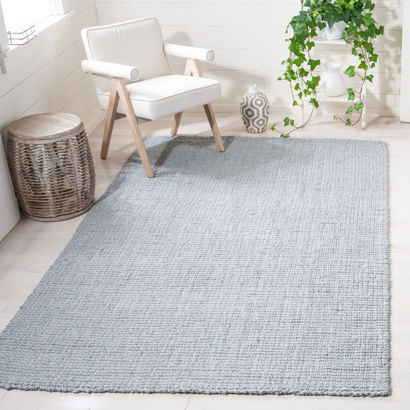 Natural Fiber NF747 Hand Woven Indoor Area Rug - Light Grey - 8'x10' - Safavieh