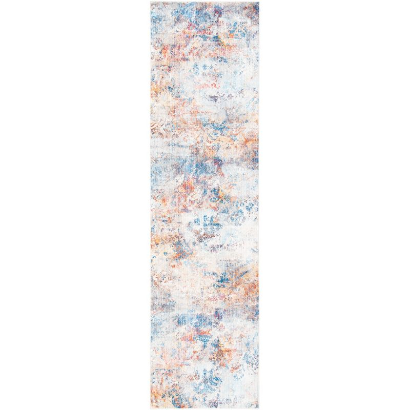 Vintage Persian VTP420 Power Loomed Indoor Runner Rug - Blue/Beige - 2'2"x8' - Safavieh