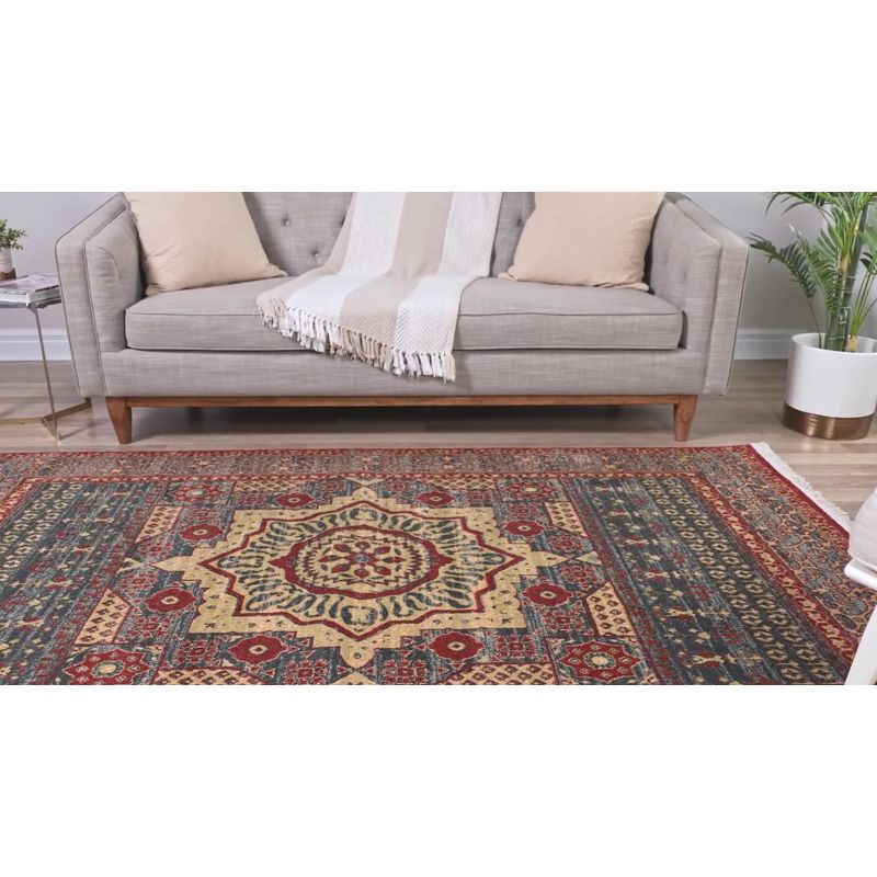 Unique Loom 3' 3 x 5' 3 Palace Saray Navy Blue Area Rug