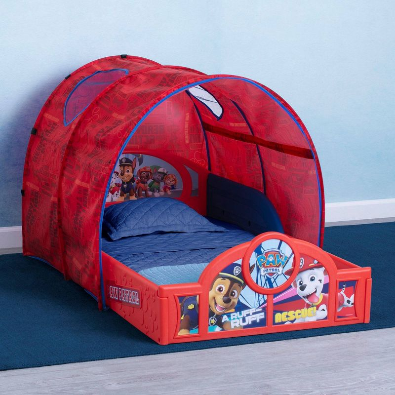 Delta Children Sleep and Play Toddler Bed with Tent - PAW Patrol