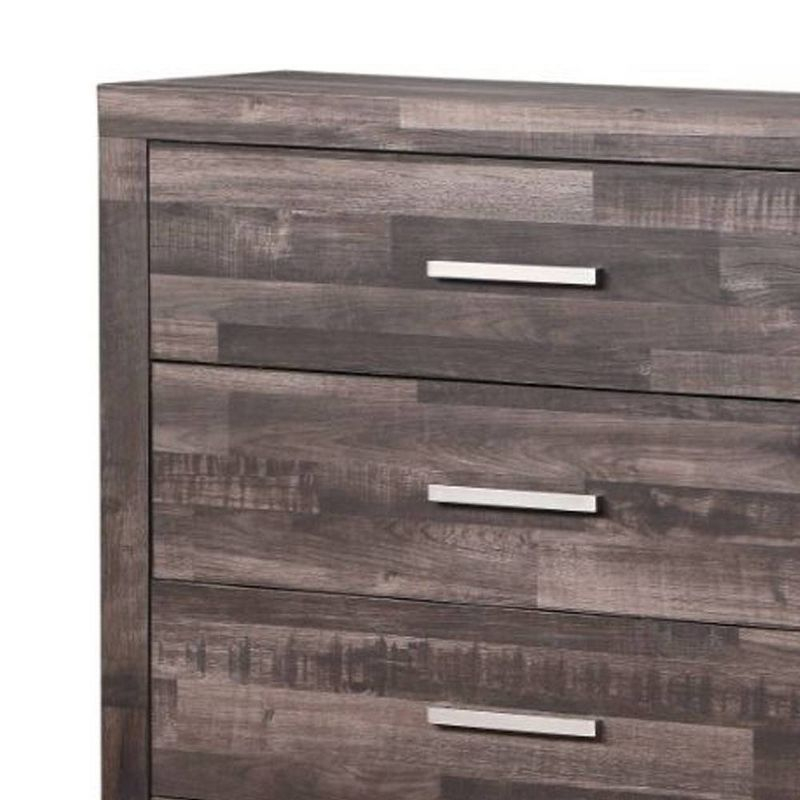 34" Juniper Chest Dark Cherry - Acme Furniture: 5-Drawer Wood Storage for All Ages, No Assembly Required