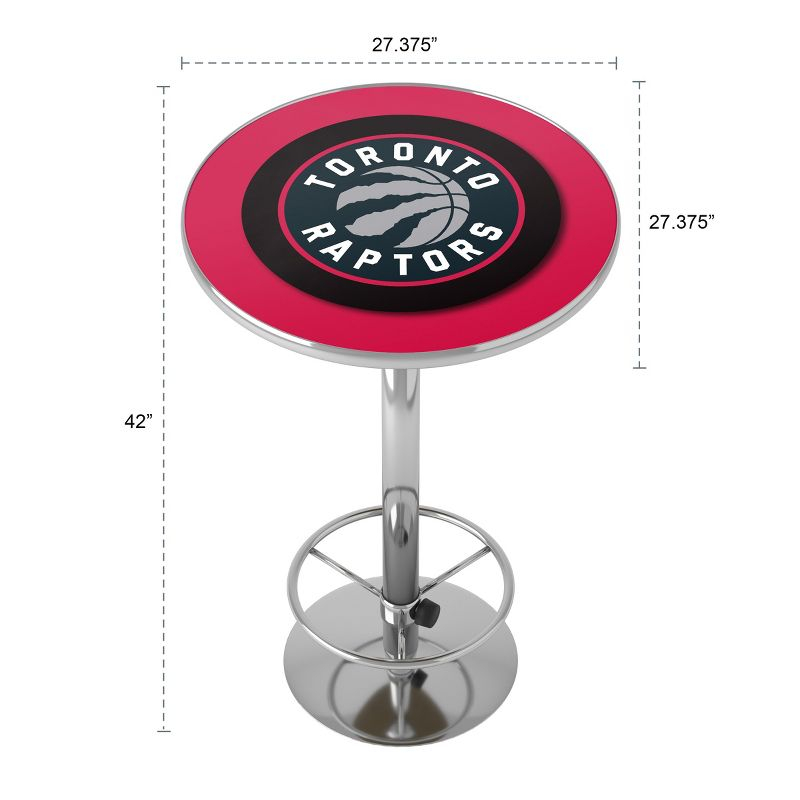 Trademark Global Round Metal Base Dining Table