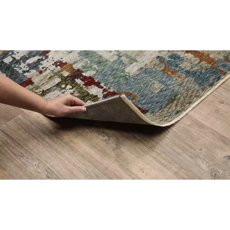Oriental Weavers Hayden HAY02 Beige/ Multi Indoor Area Rug - 6'7" x 9'6"