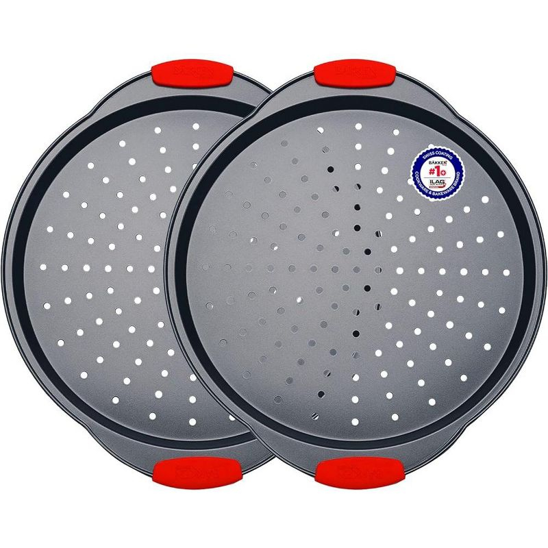 Lifemaster Lifemaster Non-Stick Steel Pizza Pan