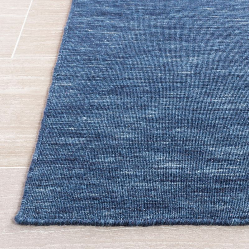 Kilim KLM850 Hand Loomed Area Rug - Navy/Blue - 6'x6' - Safavieh.