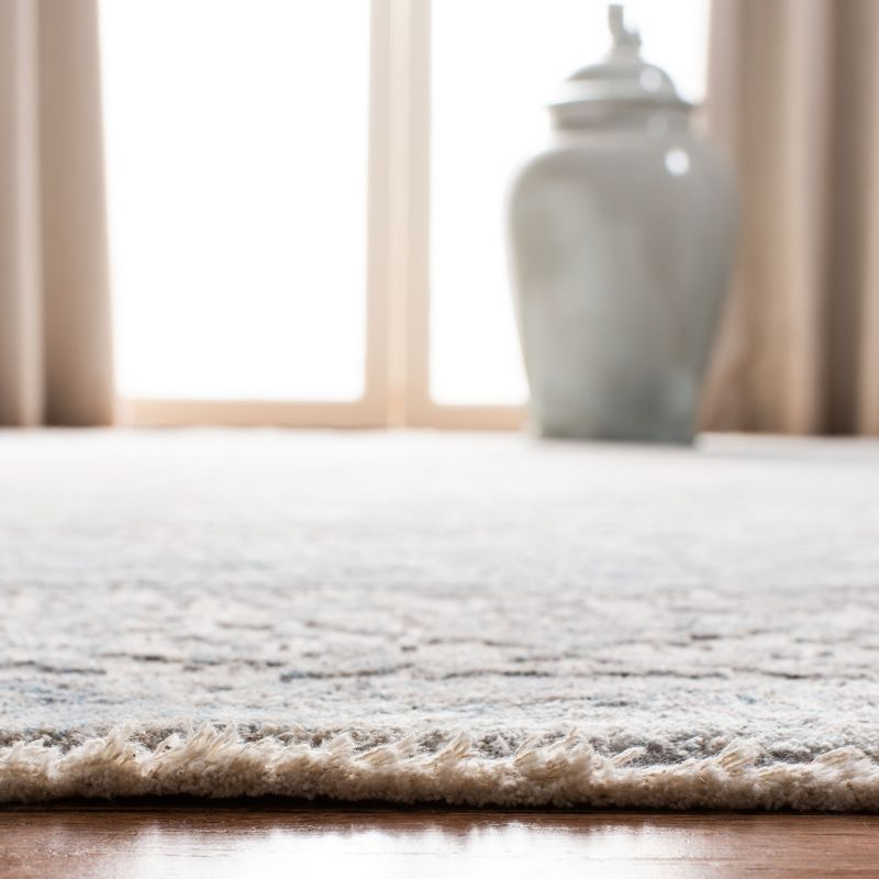 Dream DRM401 Power Loomed Indoor Area Rug - Grey/Aqua - 8'x10' - Safavieh
