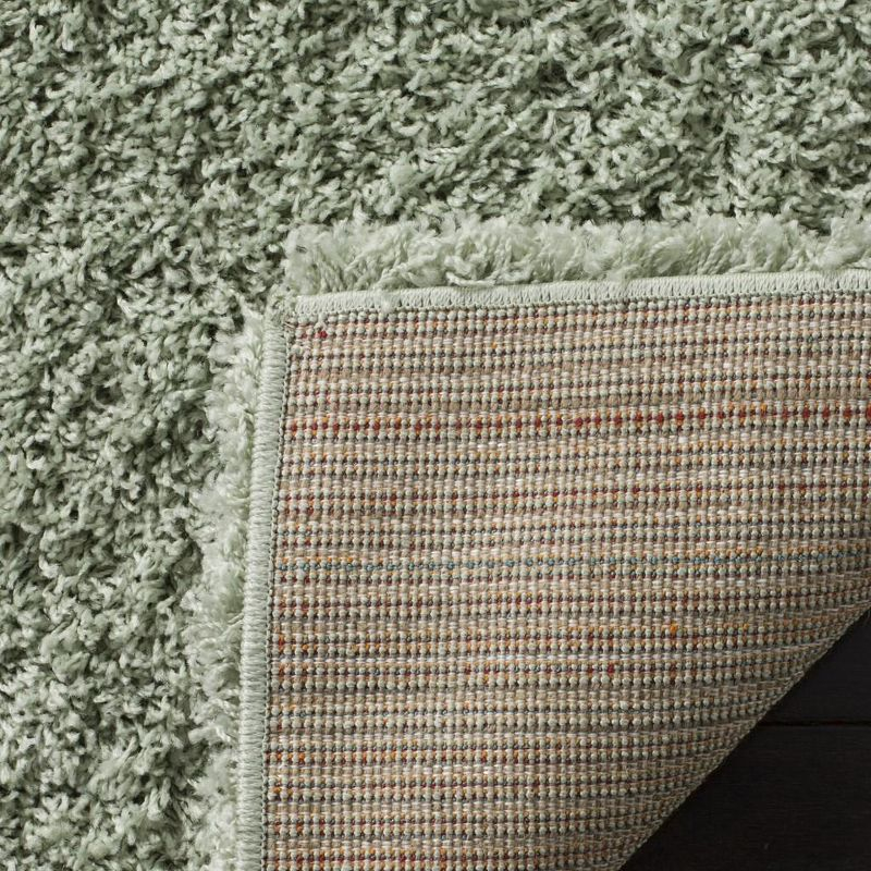 Laguna Shag SGL303 Power Loomed Accent Rug - Light Sage - 3'x5' - Safavieh.