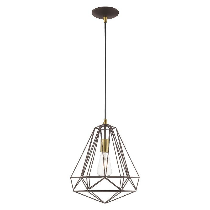 Livex Lighting Knox 1 - Light Pendant in  Bronze