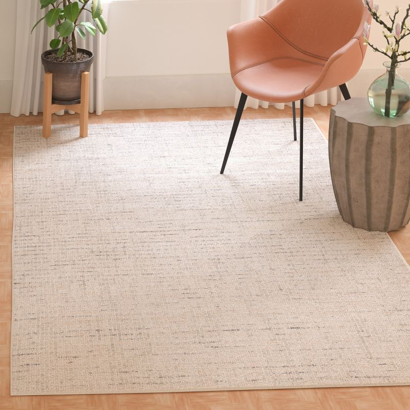 Abstract ABT468 Handmade Indoor Area Rug - Ivory/Light Gray - 6'x9' - Safavieh