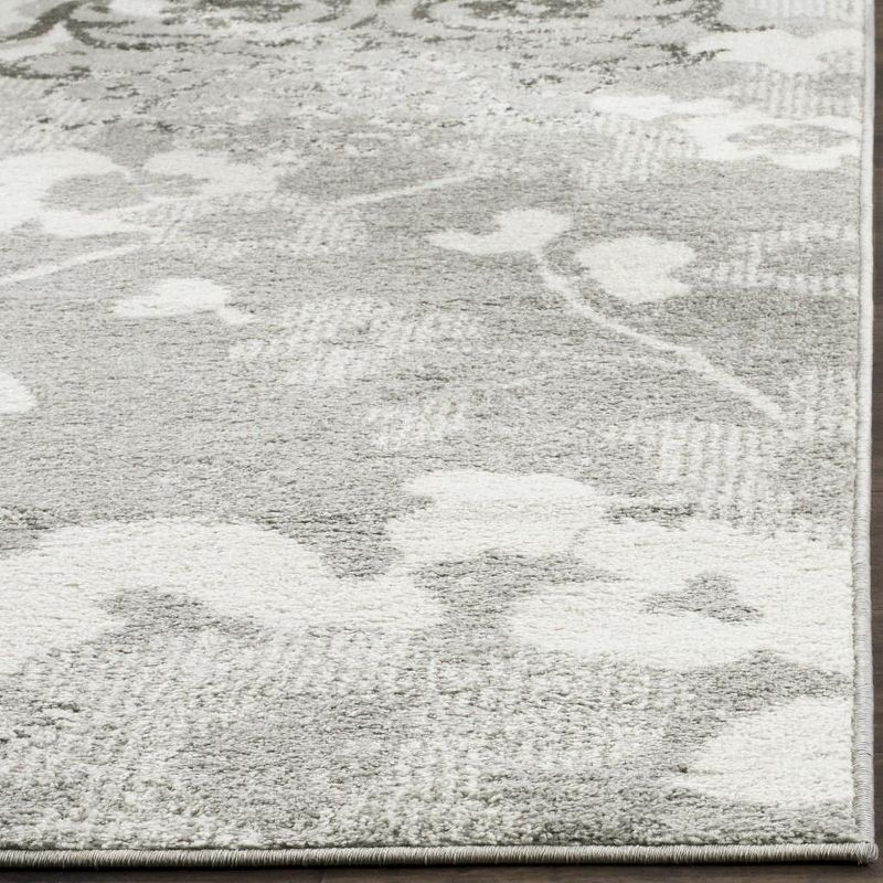 Adirondack ADR114 Machine Made Indoor Area Rug - Silver/Ivory - 9'x12' - Safavieh
