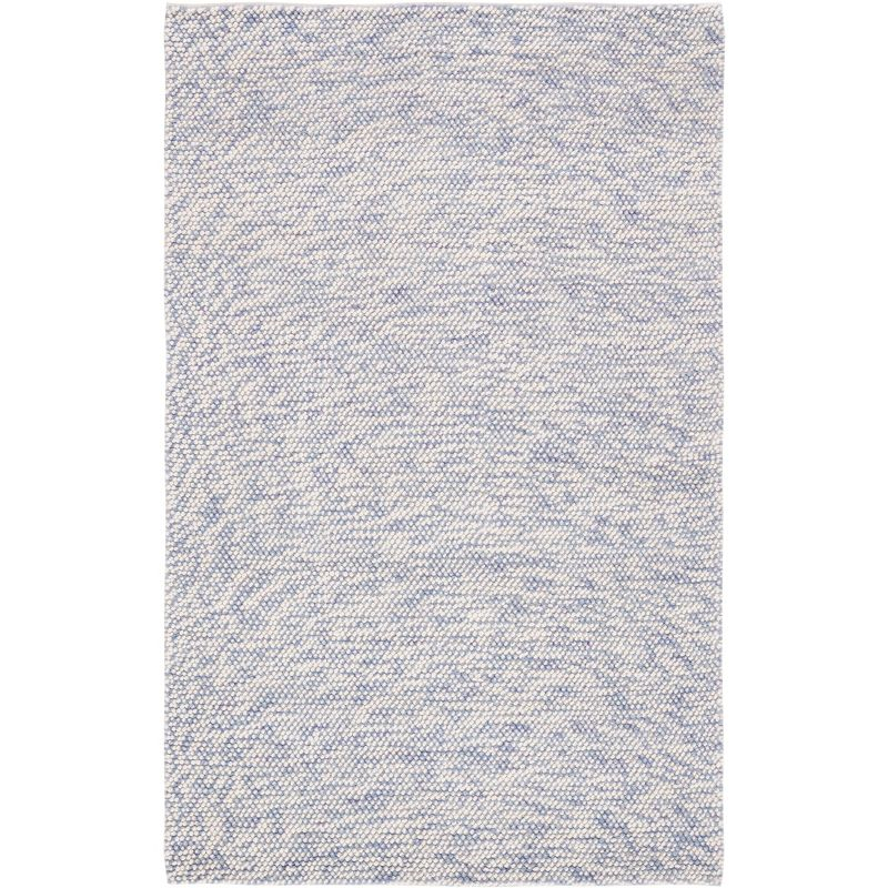 Natura NAT182 Hand Loomed Indoor Area Rug - Blue/Ivory - 6'x9' - Safavieh